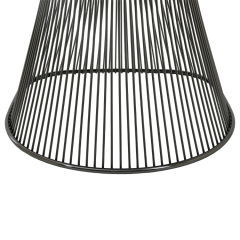 Platner Lounge-Black Titanium