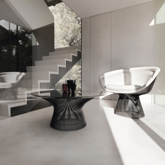 Platner Lounge-Black Titanium