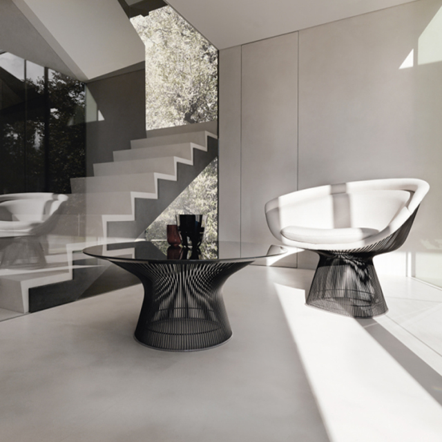 Platner Lounge-Black Titanium