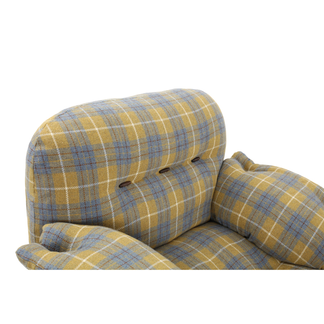 E. Cobianchi lounge chair-Yellow Blue