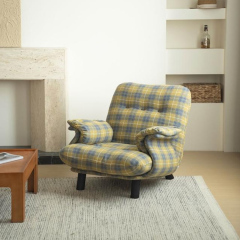 E. Cobianchi lounge chair-Yellow Blue