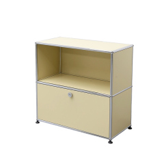 Book Cabinet-Light Yellow