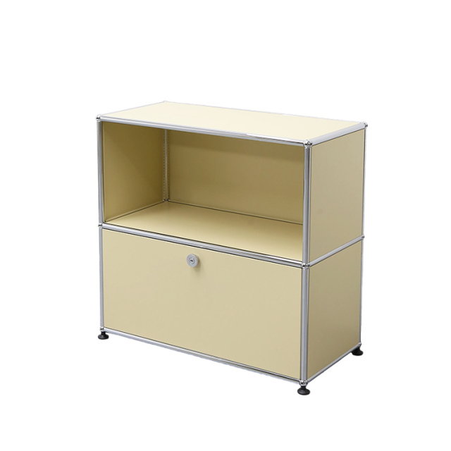 Book Cabinet-Light Yellow
