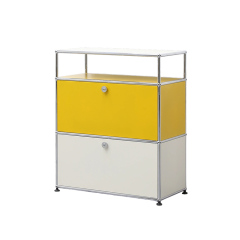 Storage Cabinet- Yellow White