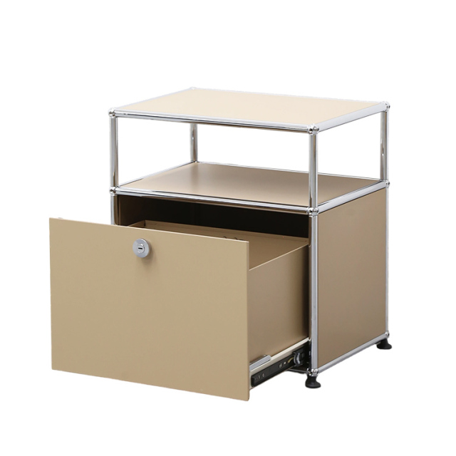 Bedside table-02-Milky Brown