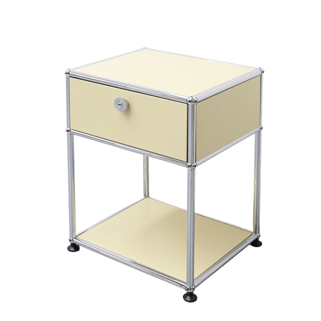 Bedside table-Light Yellow