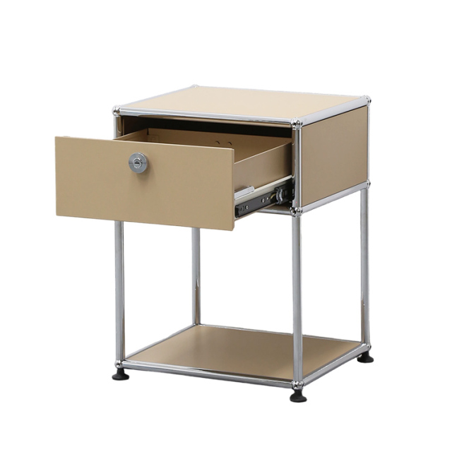 Bedside table-Milky Brown