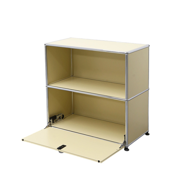Book Cabinet-Light Yellow
