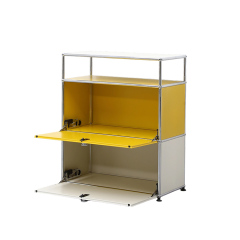 Storage Cabinet- Yellow White
