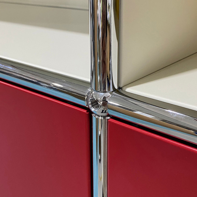 Storage Cabinet-Red Yellow