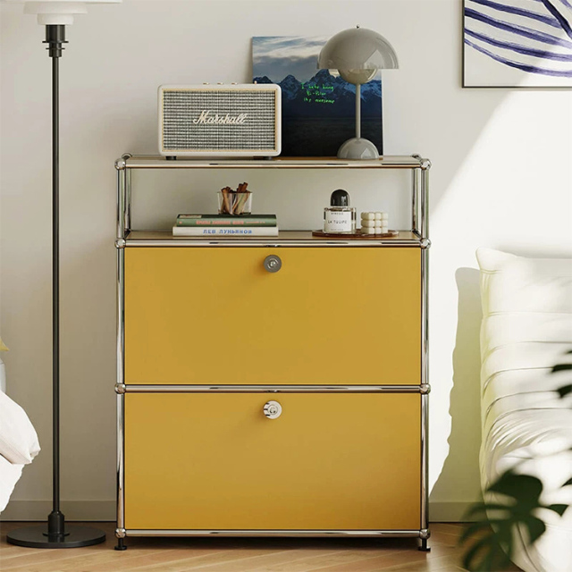 Storage Cabinet-Yellow