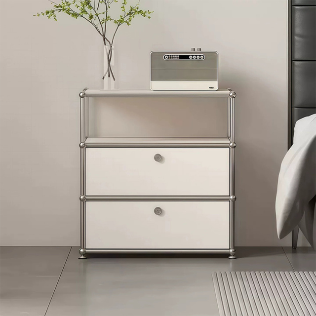 Bedside table-White