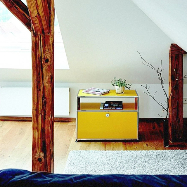 Bedside table-Black