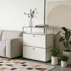 Storage Cabinet-Off White