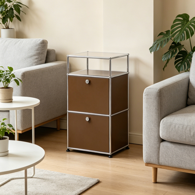 Storage Cabinet-Brown