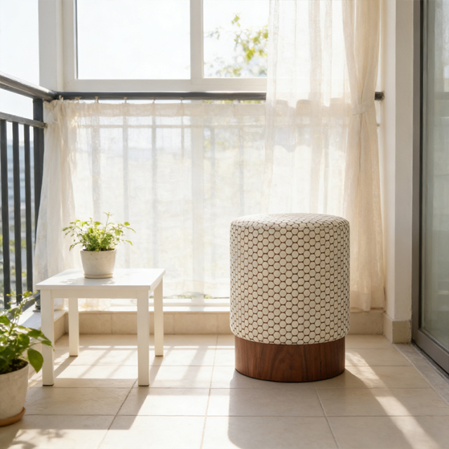 Mixed Color Dot Stool