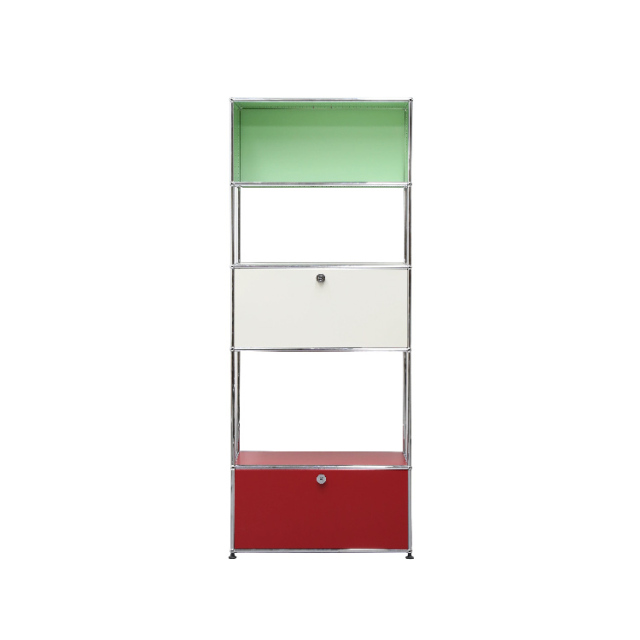 Storage Cabinet-Red&Green