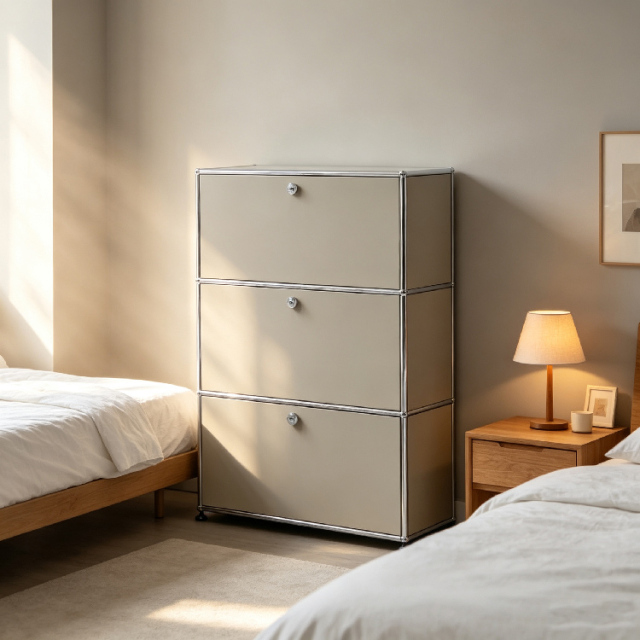 Storage Cabinet-Milky Brown