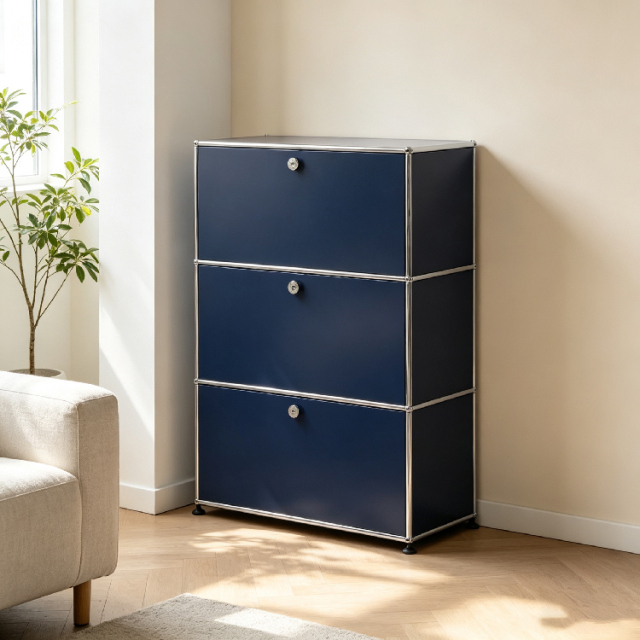 Storage Cabinet-Dark Blue