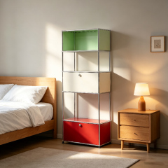 Storage Cabinet-Red&Green