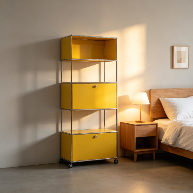 Storage Cabinet-Yellow