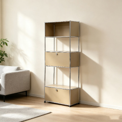 Storage Cabinet-Milky Brown