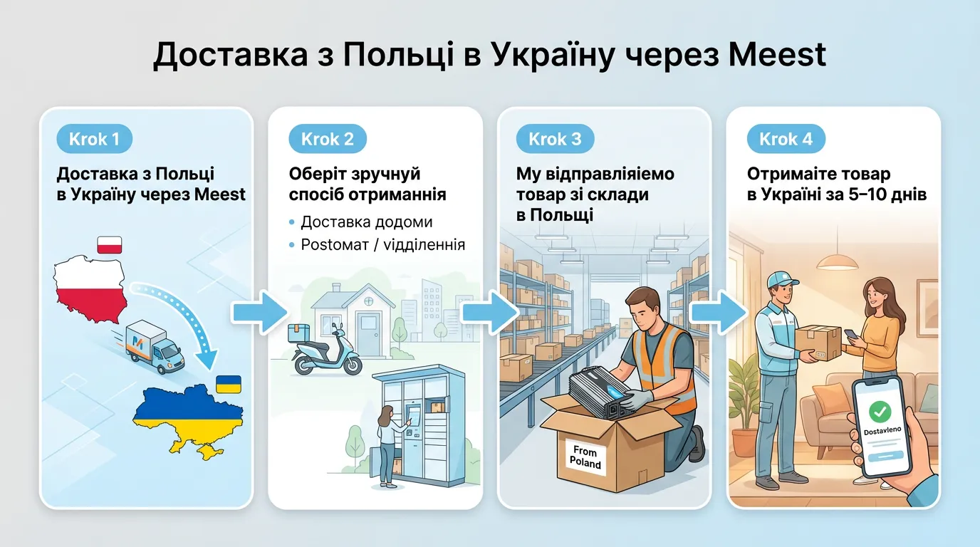 Доставка Meest 5-10 днів