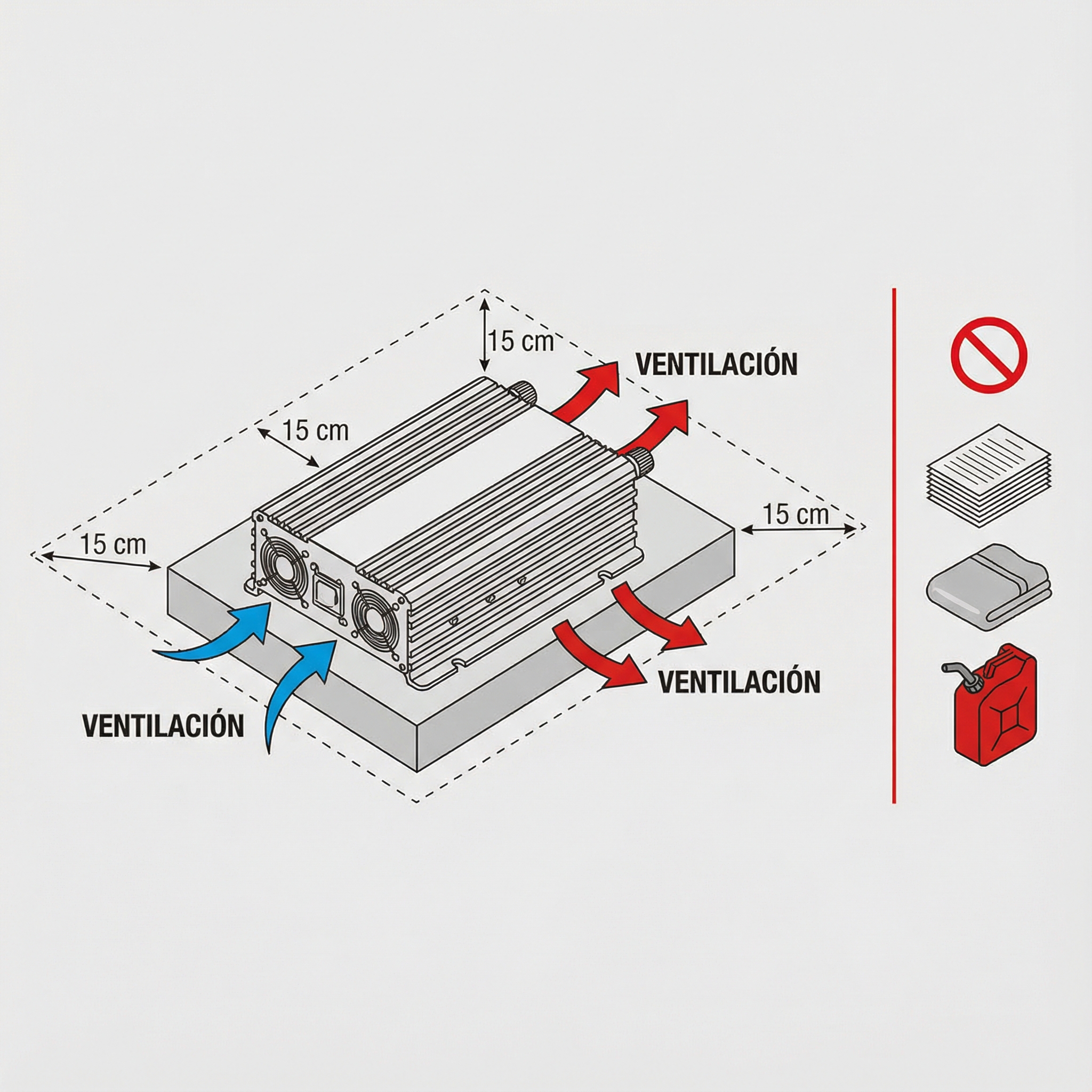 Encendido del inversor