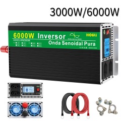 6000W 12V to 220V 60Hz，
