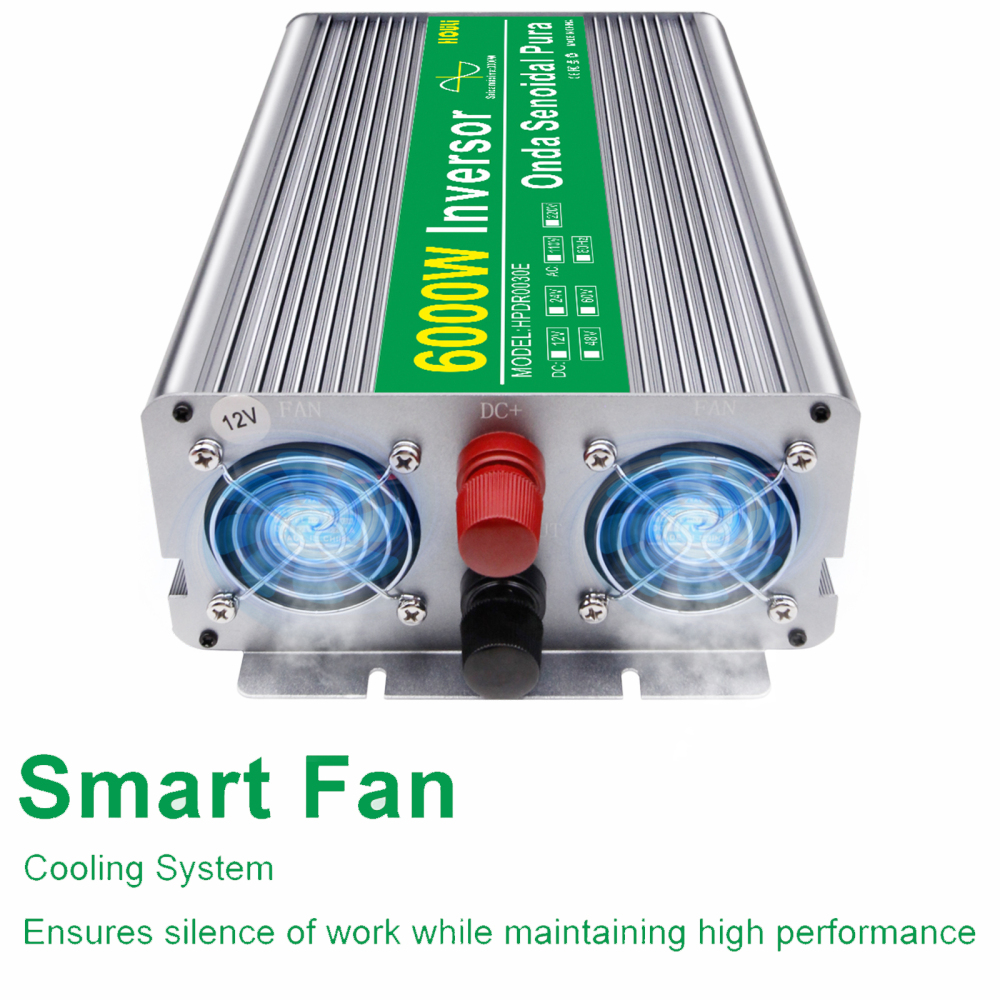 Convertidor Inversor Onda Pura 12v 220v 3000w 5000w 6000w 1 Transformador USB 12v 230v 3000w Onda Pura 6000w