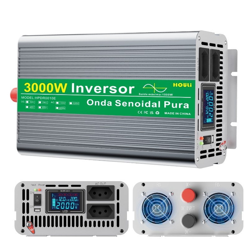 Convertidor Inversor Onda Pura 12v 220v 3000w 5000w 6000w 1 Transformador USB 12v 230v 3000w Onda Pura 6000w
