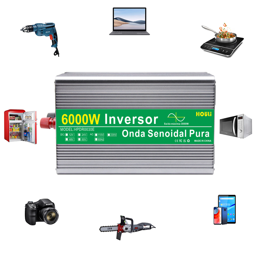 Convertidor Inversor Onda Pura 12v 220v 3000w 5000w 6000w 1 Transformador USB 12v 230v 3000w Onda Pura 6000w