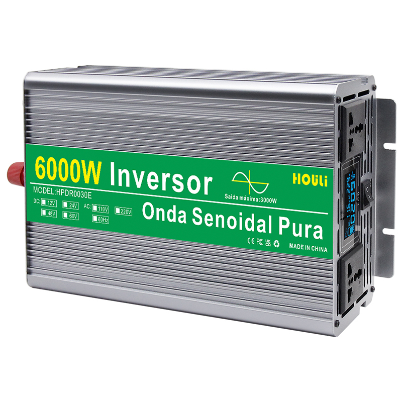 Pure Sine Wave Inverter 12v 24v To 220v 230v 60Hz Power 5000W 6000W 3000W 4000W Solar Car Inverters