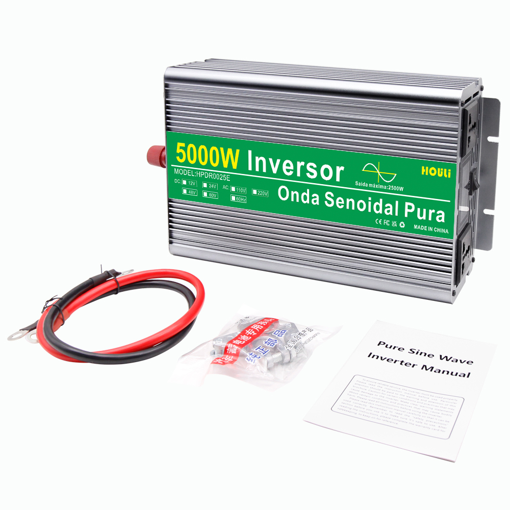 Pure Sine Wave Inverter 12v 24v To 220v 230v 60Hz Power 5000W 6000W 3000W 4000W Solar Car Inverters