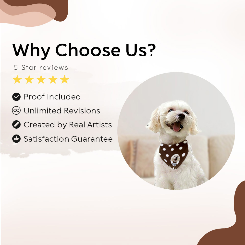 Custom Dog Bandana with Collar Using Pet Photo + Name Pet Scarf Customised Cat Bandana's for Dogs Personalized Name Personalised Bandana