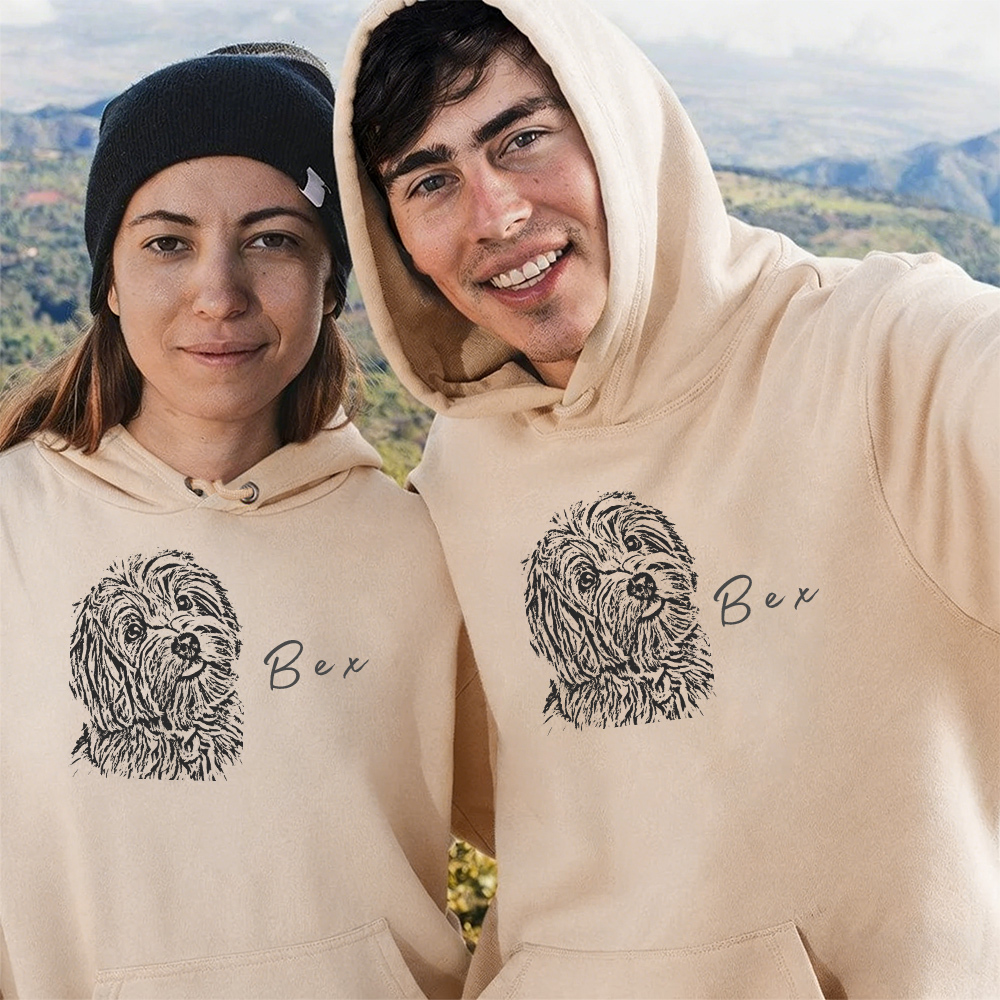 Custom Pet Hoodies Using Pet Photo + Name Custom Dog Hoodies Personalized Dog Hoodies Custom Dog Sweatshirt Custom Pet Sweater Sweatshirt