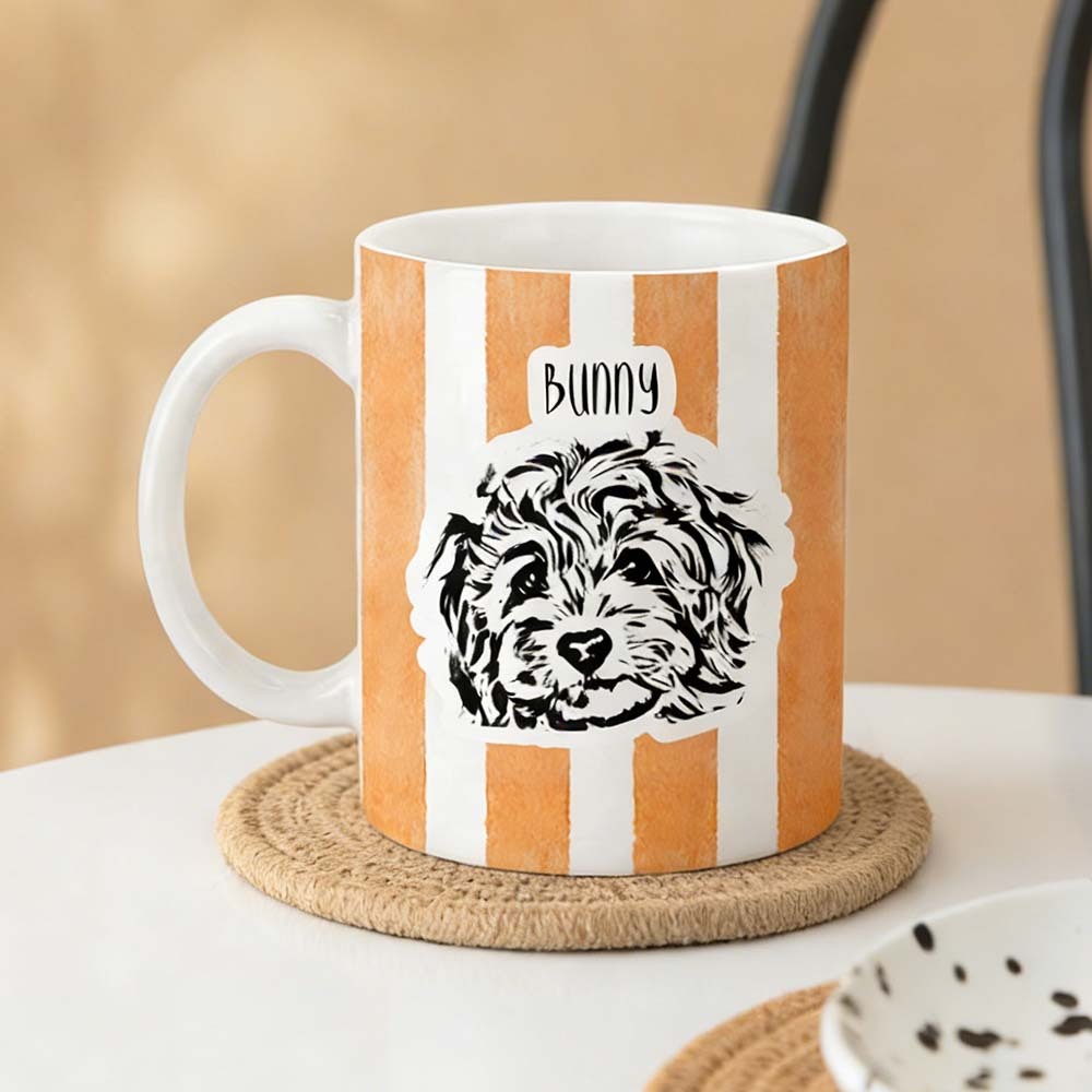 Custom Pet Mug Using Pet Photo + Name Custom Dog Mug Dog Coffee Cup 11oz 15oz Personalized Pet Mugs Personalized PET DOG CAT New Dog Mug