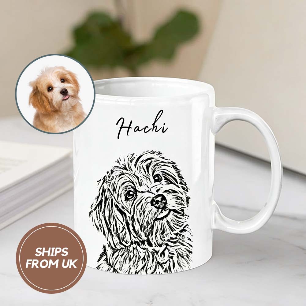 Custom Pet Mug Using Pet Photo + Name Custom Dog Mug Dog Coffee Cup 11oz,15oz Personalized Pet Mugs Personalized PET DOG CAT Mug New Dog Mug