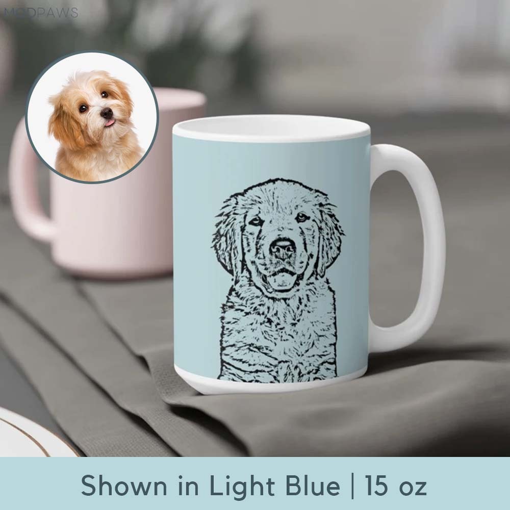Custom Pet Mug Using Pet Photo + Name Custom Dog Mug Dog Coffee Cup 11oz,15oz Personalized Pet Mugs Personalized PET DOG CAT Mug New Dog Mug