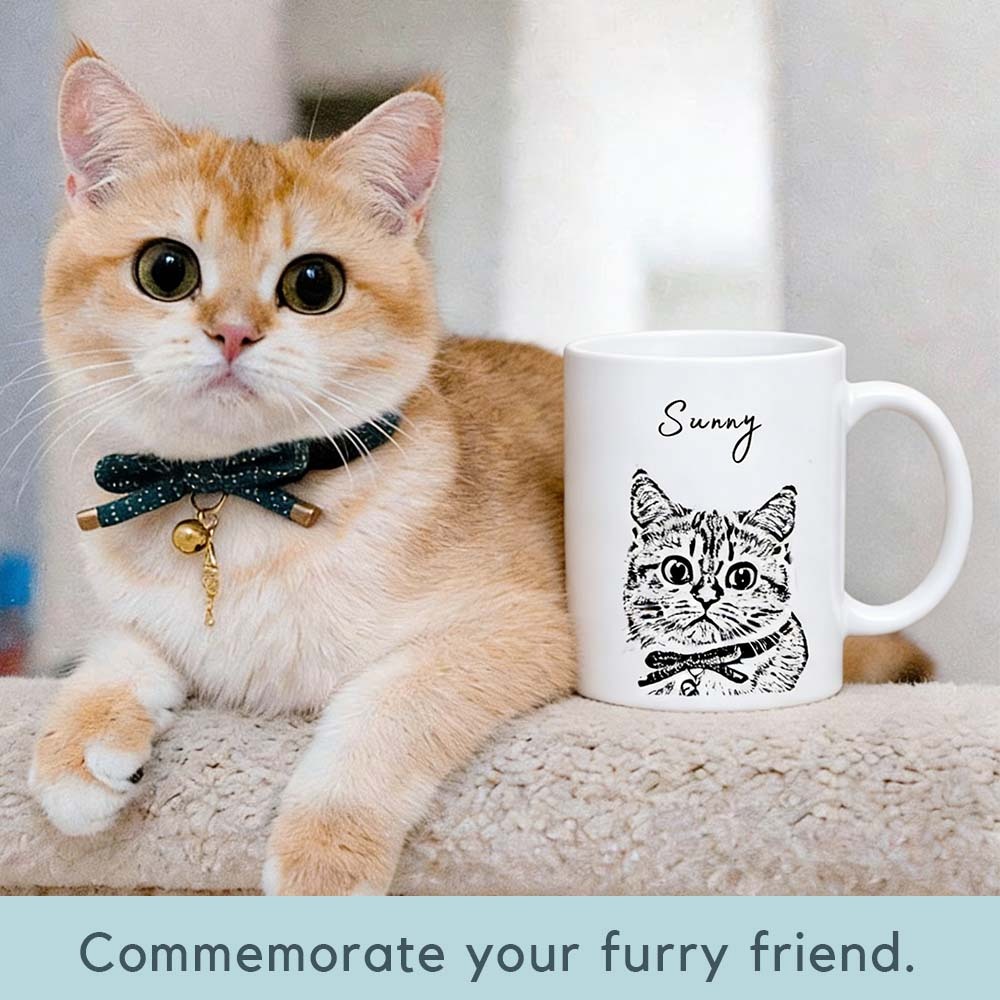 Custom Pet Mug Using Pet Photo + Name Custom Dog Mug Dog Coffee Cup 11oz,15oz Personalized Pet Mugs Personalized PET DOG CAT Mug New Dog Mug