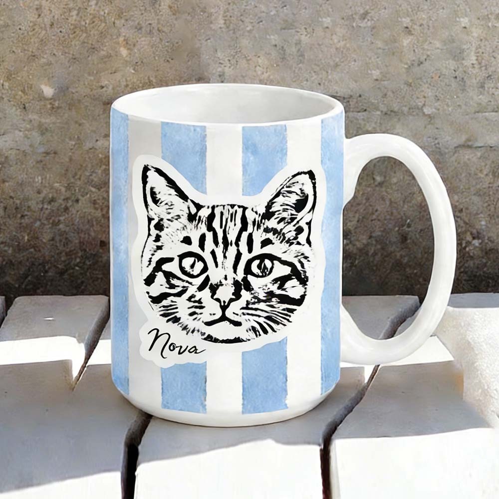 Custom Pet Mug Using Pet Photo + Name Custom Dog Mug Dog Coffee Cup 11oz 15oz Personalized Pet Mugs Personalized PET DOG CAT New Dog Mug