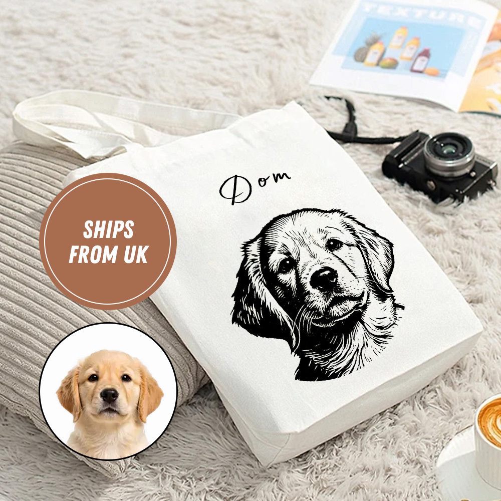 Pet Themed Trick or Treat Bag: Custom Name Halloween Gift