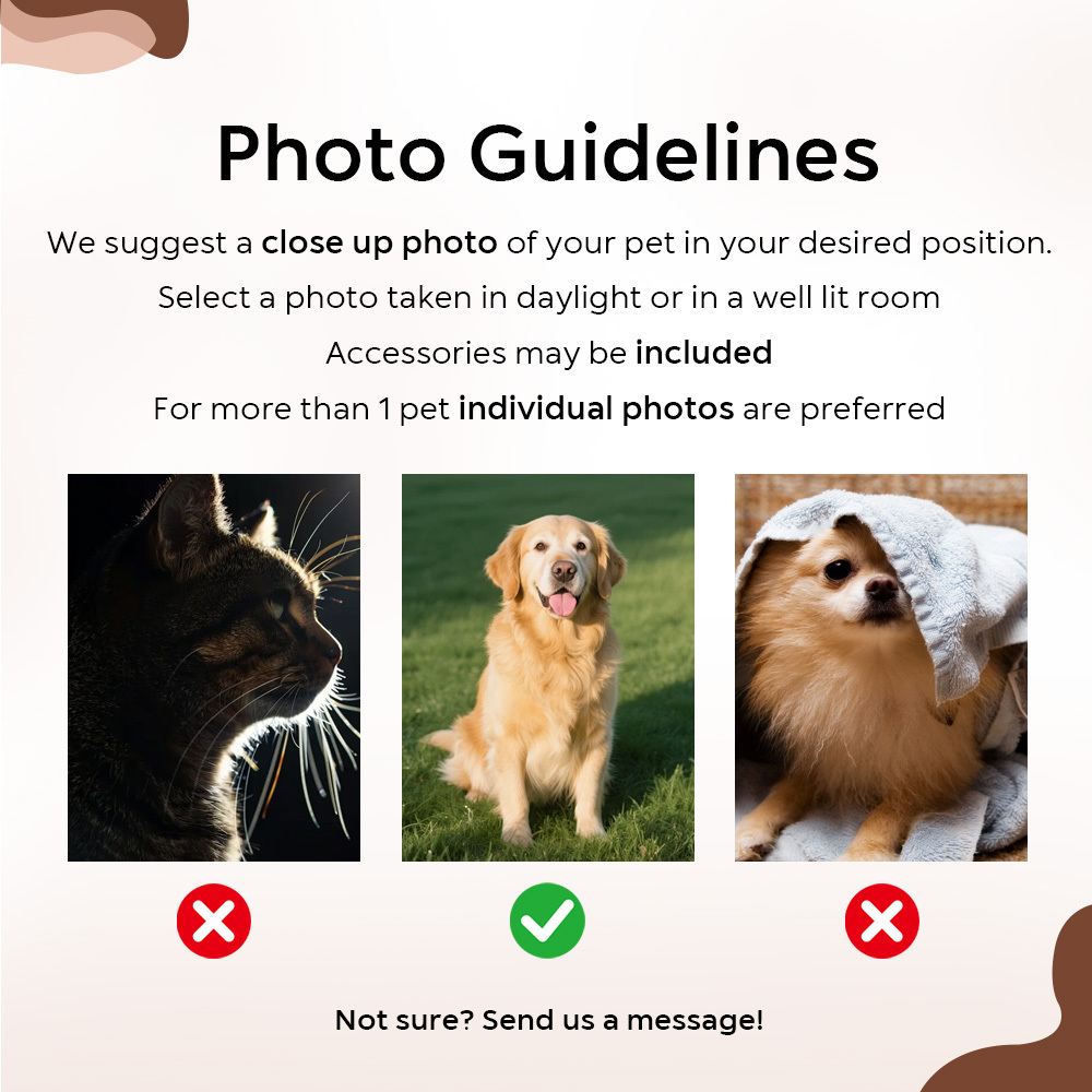Personalized Pet Portrait LED Frame Night Light