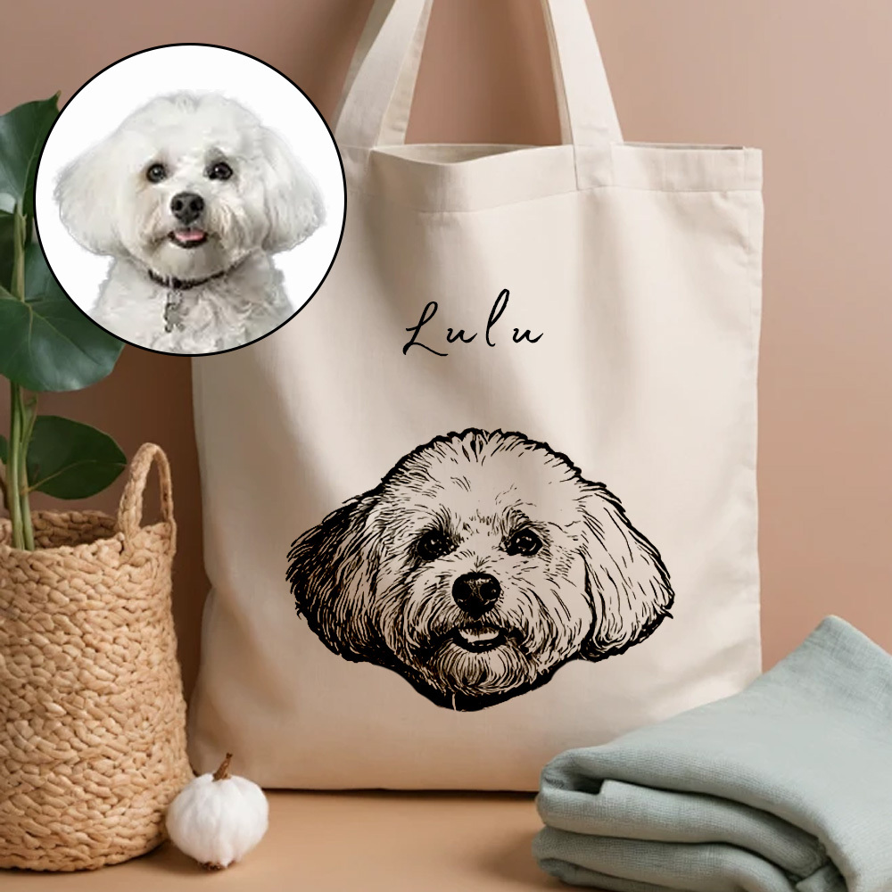 Pet Themed Trick or Treat Bag: Custom Name Halloween Gift