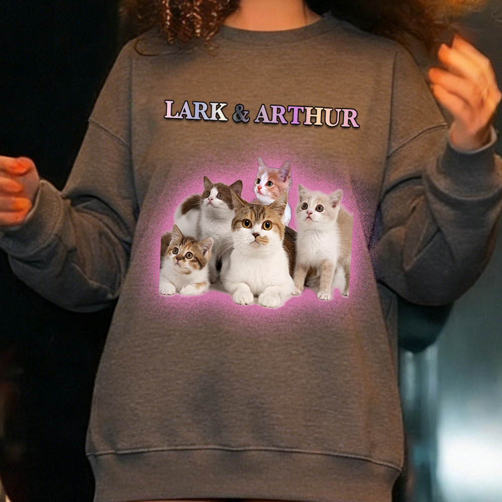 Vintage Pet Photo Sweatshirt: Custom Bootleg Dog Mom Gift