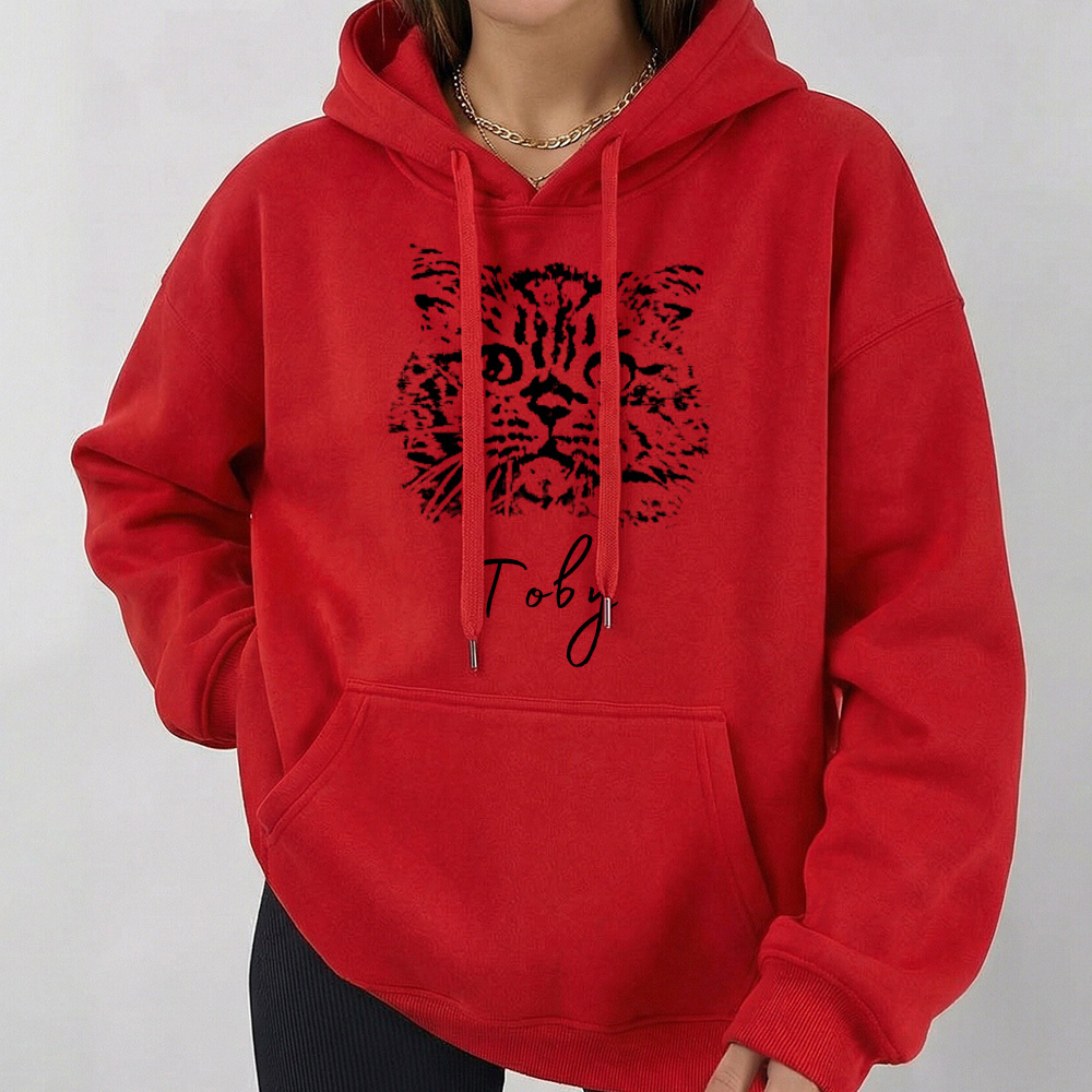 Personalized Pet Hoodie with Custom Photo and Name