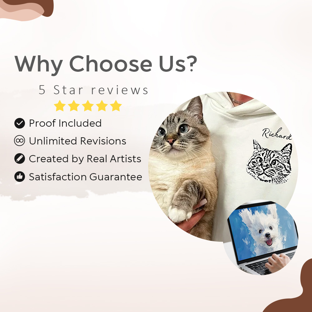 Custom Pet Hoodie Using Pet Photo + Name Custom Dog Hoodie Personalized Dog Hoody Custom Dog Custom Pet Hooded Cat Sweater Sweatshirt