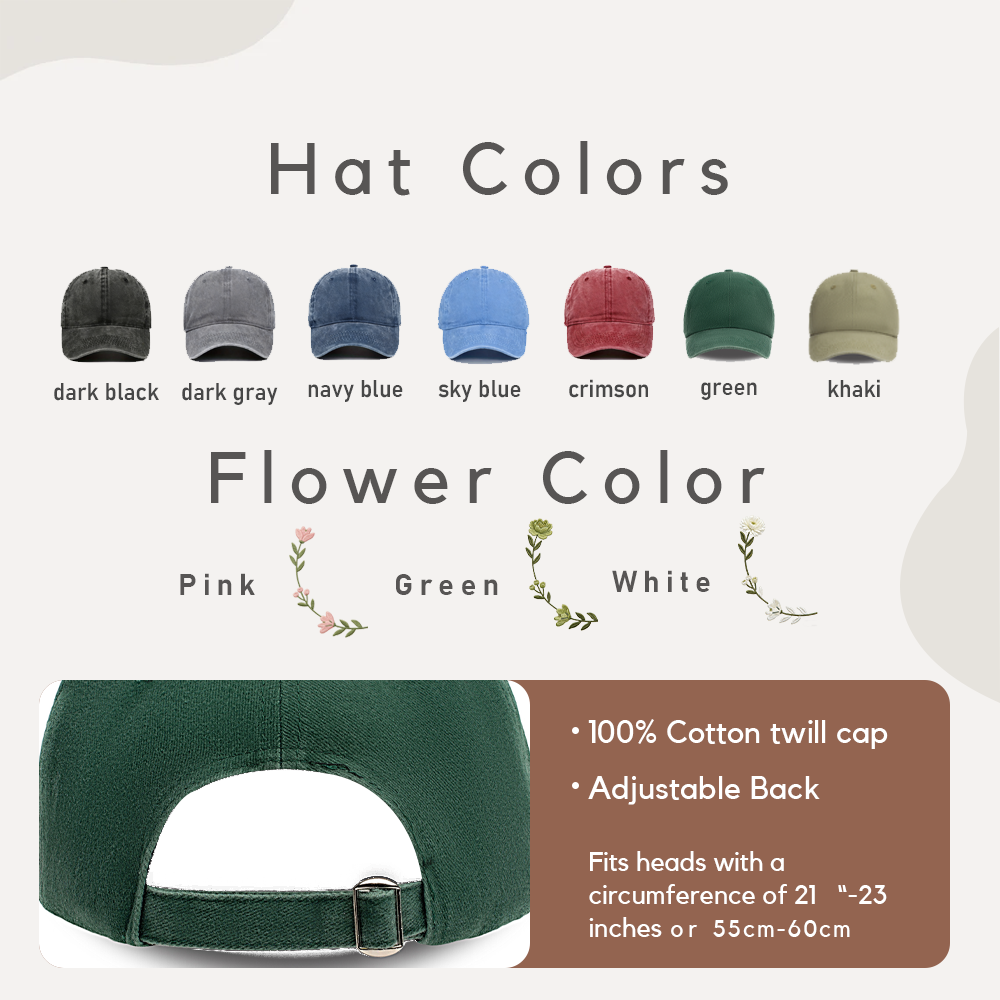 Custom Pet Photo Embroidered Dog Mom Baseball Cap