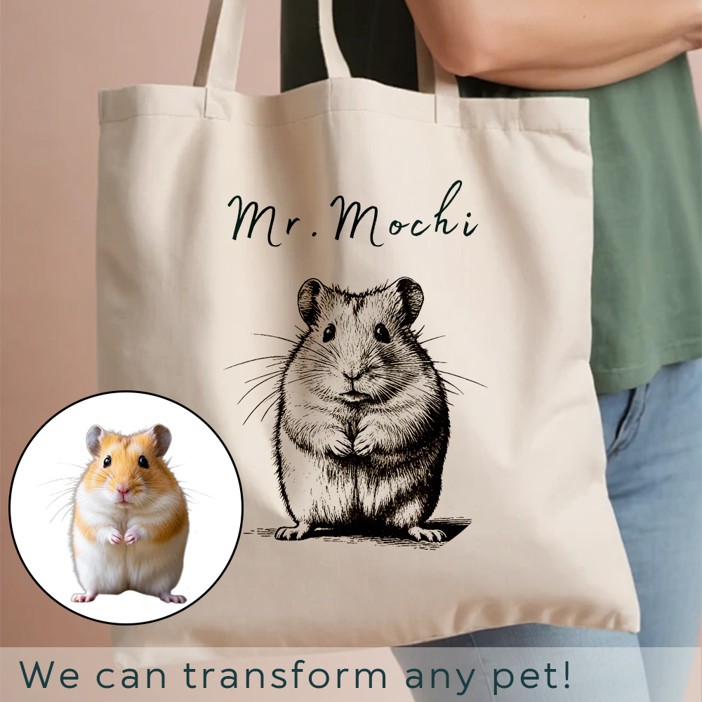 Pet Themed Trick or Treat Bag: Custom Name Halloween Gift