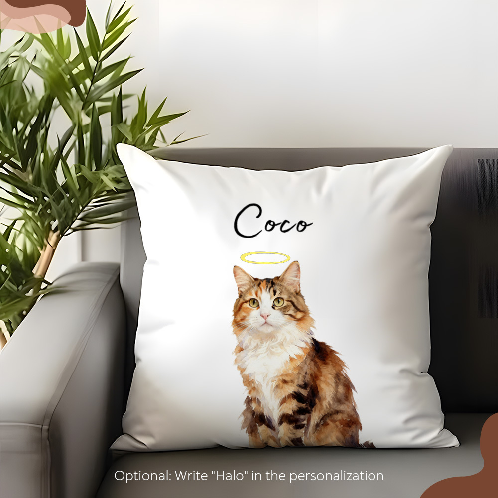 Custom Pillow dog cat pet Cushion Pillow with Logo Printing - Personalized Gift Pillows Made from Your Images